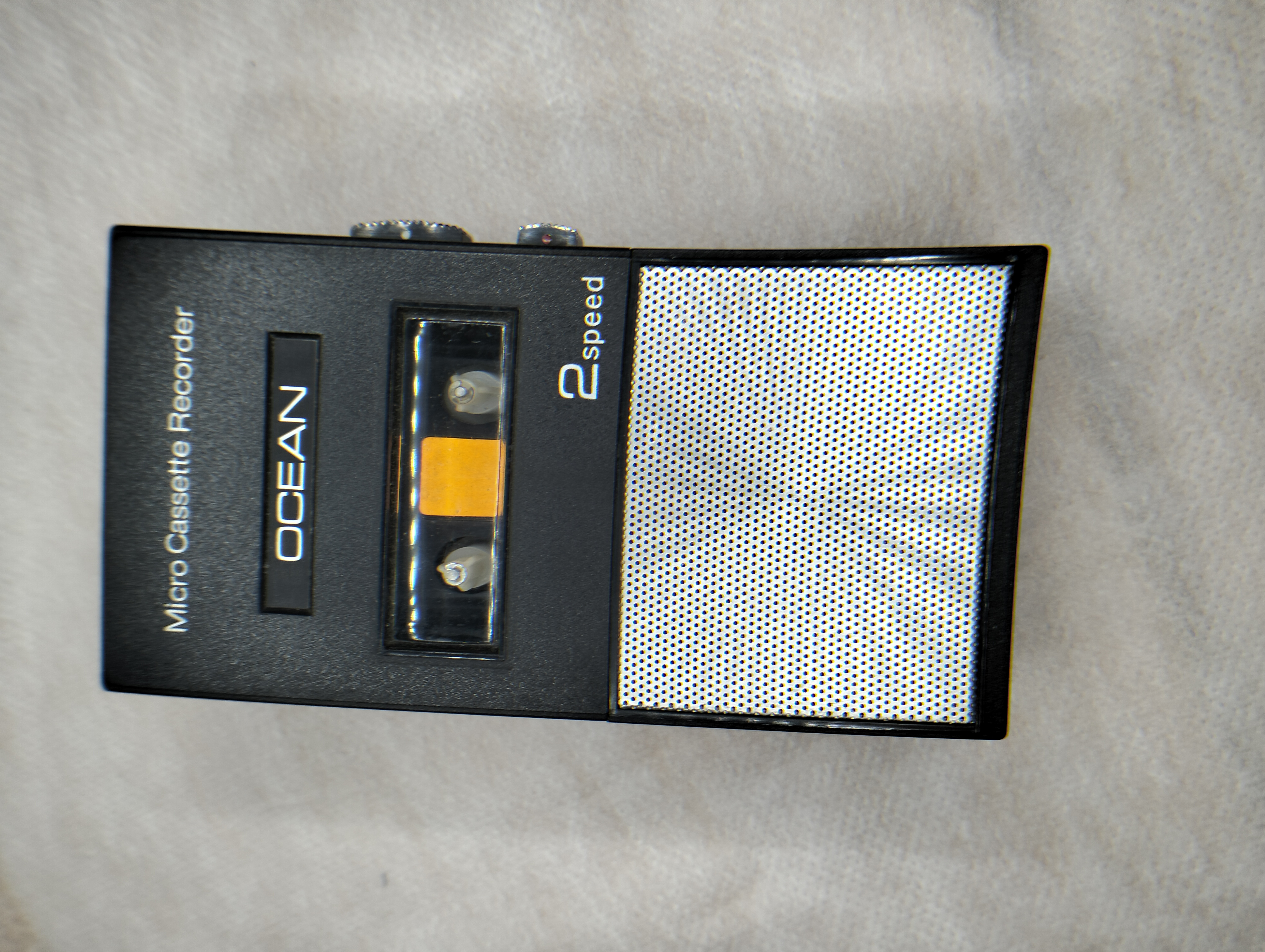Micro Grabadora de Casete Ocean MC-7 y 3 casettes